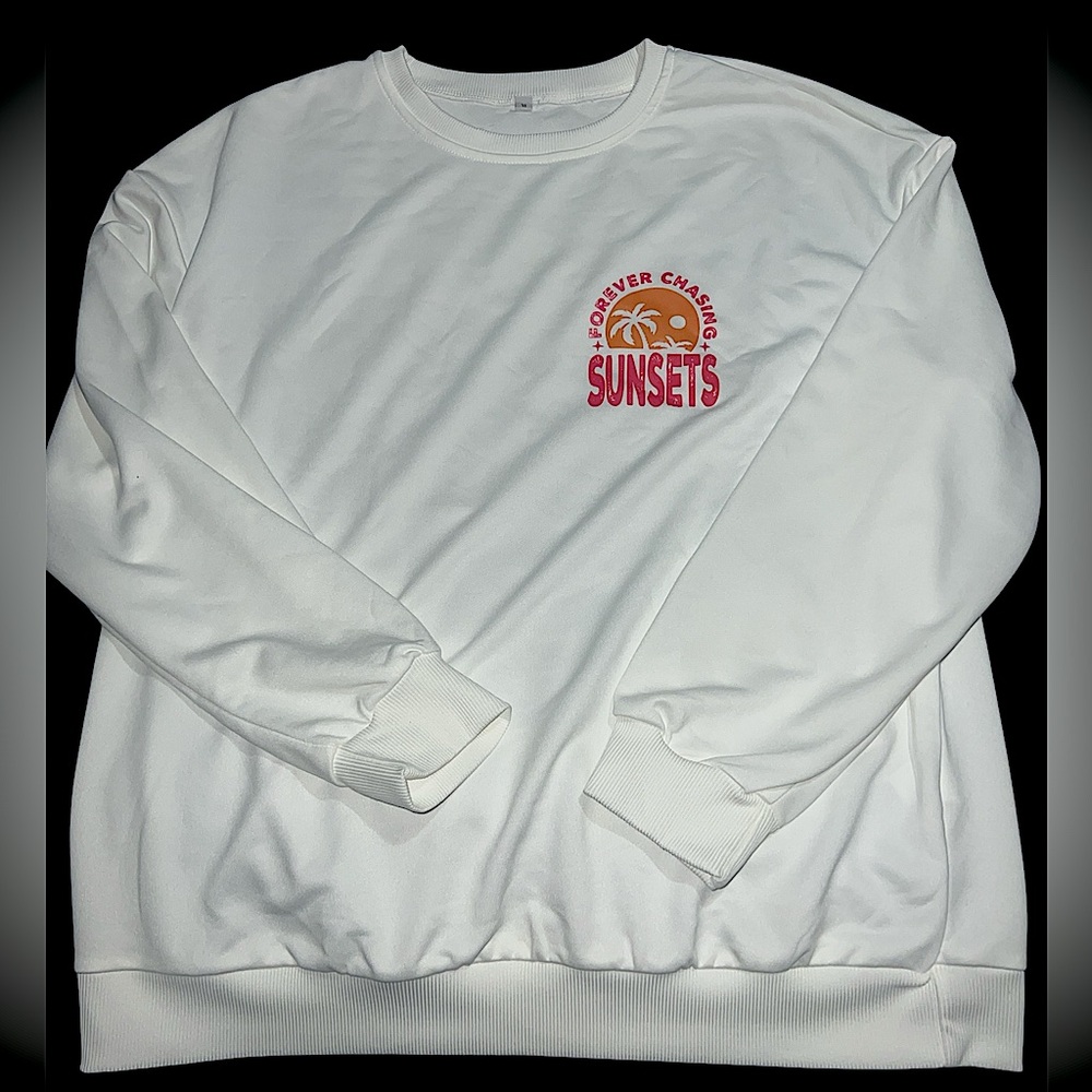 LS white Sweatshirt